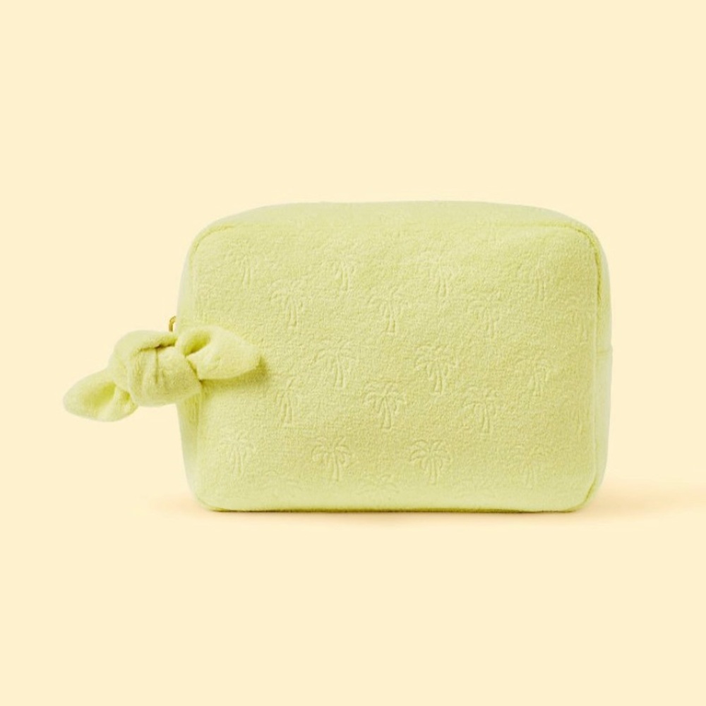 Stoney clover lane | large terry cloth pouch, palm trees